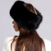 Beretten 2023 Winterhoofdbanden hoed voor vrouwen faux vacht vrouwelijk buiten dik harige warme beanies koudbestendige sneeuw ski-pet