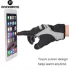 ROCKBROS Touch Screen Cycling Gloves Autumn Winter Thermal Windproof Bicycle Gloves Keep Warm Thick Sport Glove Bike Accessories 231221