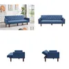 مصنع أثاث غرفة المعيشة معنقدة أريكة سرير قابلة للتحويل في منتصف القرن لتسليم الأزرق تسليم حديقة DHEHF