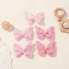 Hårtillbehör 5st/Set Colorful Sequin Clips Butterfly Princess Girls Headwear Children's Hair Clips Baby Wholesale