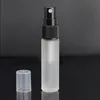 600 st/parti 10 ml glas parfymflaskor 1/3oz glas sprayflaskor med guld svart silver mössor för eterisk olja gratis frakt JVQMJ