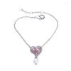 Braccialetti a catena Link SL00355C 2023 Gioielli estivi Red Veet Avvolgimento Bracciale per il cuore per le donne Accessori per le vacanze Delivery Delivery JE Dhbad