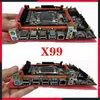 Moederborden Kit Xeon Moederbord X99 H4 Intel E5 2680 V4 Lga 2011-3 Ddr4 RECC M.2 NVME SATA voor Pc Gaming