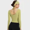 Active Shirts Sweatshirt Yoga Clothes Sports Blouse Long Sleeve Top Halter Neck Sport Shirt Shoulder Strap Jacket Fitness