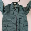 Kurtki męskie Vintage Field Jacket Topstoney Men Army Green Lapel Multi-Pieszenia Kurtka Long Rleeve Kurtka Spring Autumn Nylon Metal Casual Cardigan Coat 41620