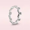 925 Sterling Silver Rings Princess Tiara Crown Sparkling Love Hart Sieraden Verjaardag Ringen voor vrouwen Betrokkenheid