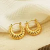 Brincos de água Dangle Drop Grow Spensless Stoneless Gold Color para mulheres Piercing Jewelry Wedding Free Deliver 2023