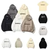 Hoodies Men's Sweatshirts Mens Pullover Designer Femmes Lettre de réflexion Hoody Fashion Loose Ess Streetwear Clothing High Street Tracks Cost Blacks To XL L5VM