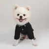 Capuz de vestuário de cachorro POPERANIANO Puppy Roupos Cotton Yorkshire Terrier