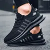 Fashion Mesh Casual Lac Up Up Breathable Lightweking Walking Sneakers Men Chores Taille Support Drop Sport