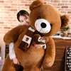 Orsacchiotto 4 colori di alta qualità con animali da peluche per la sciarpa orso peluche bambolo cuscinetto per bambini amanti del compleanno 231221