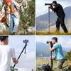 Ulanzi Hafif Alüminyum Monopod Max 155cm Uzatma 5kg Yük DSLR Kamera Tripod Yürüyüş Seyir Selfie Stick 1/4''3/8 '' 231221