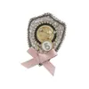 Dames retro stof vlinder korset kristal digitale sieraden korset revers pin sjaal sjaal bisne badge accessoires 231222