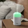 Humidificateurs Diffuseur d'huile essentielle d'aromathérapie d'humidificateur d'air de volcan d'usb avec la lumière LED pour le mini brumisateur de fabricant de brume d'eau fraîche de voiture à la maison