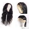 Full Lace 100 Real Human Hair Wig For Black Women Body Wave 180 18 Remy Brazilian Invisible Preplupped1660416