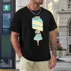 Tampo masculino Tops Bolo Pin-up: Birthday Funfetti T-shirt Roupos de verão