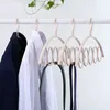 ハンガークリエイティブ多機能シルクスカーフハンガー衣服ベルトプラスチッククローゼットオーガナイザー用の多機能性ネクタイストレージラック