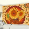 Arazzi Vintage Botanical Floral Scene Disterra Home Arazzo Hippie Wall Mandala Bening Boho Yoga TAT