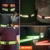 Bandes de réflexion de soutien à la taille pour courir à haute tenue de sécurité nocturne visible