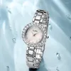 WristWatches Women Luksusowy dhinestone Watch Waterproof Fashion Analog na codzienne życie w podróży biznesowej