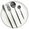 40st Black Matte Cutlery Set 304 Rostfritt stål Middagsuppsättning Lnife Fork Spoon Flatware Western Kitchen Silverware Tableware T22479