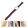 Montre-bracelets Digital Woar's Watch Decorative Dames Died Dieate Gift Glass Travel Femme