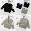 Cardigan Kids Striped Knitting Sweater Automne Winter Boy Girl Plover Enfants Softs Vêtements Boys Tops Tops Vêtements 211128 DROP DEL DH8GK