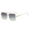 950 Moda Güneş Gözlüğü Toswrdpar Gözlük Güneş Gözlük Tasarımcı Erkek Kahverengi Kılıf Kılıfları Siyah Metal Çerçeve Koyu 50mm lens Beach331J