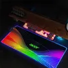 Muskuddar handled vilar Acer DeskMat ​​XXL Pad 900x400 PC Gamer skåp Big MousePepad Office Accessories For Desk Table Mat MousePad RGB BacklightL231221