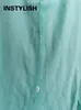 女性秋のリネンラペルシャツ2個セットビンテージソリッドロングスリーブボタンブラウスとゆるいストレートパンツカジュアルスーツ240117