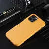 Магнитный кожаный чехол для iPhone 15 14 13 Pro Max Case Copatable Magsafer Pu Кожаный сотовый телефон с розничным пакетом