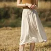 スカートベリアースト2023春と夏のカシミアスカート女性ハイウエストニットカジュアルソリッドカラー薄い長いドレス