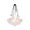 Pendants lampes éclairantes en laiton vernis à bulles de fer suspendu les articles décoratifs modernes turcs modernes pour la maison