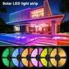 Strions RVB 5050 LED STRIP SOLAR Light Bluetooth App Contrôle 5V Ruban LED USB Ruban de diode de ruban flexible pour la décoration de la salle de rétroéclairage TV