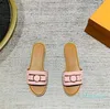 Pantofole in pelle sandalo di top di alta qualità stampa sandali estivi da usura infradito all'aperto flip alla moda