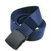 Belts Women Men Reinforced Strap Nylon Outdoor Quick Release Soft Adjustable Elastic Automatic Buckle Hunting Belt Gift Wear Resistant