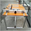 Professionellt handverktyg sätter 820mm routerbordstaket aluminium w/dammportanslutning t-tracks glidande konsoler Miter Gauge Connector DHEL5