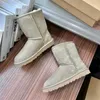 Women Ultra Mini Platform Designer Boot Boot Woman Ankle Tazz Tazz Tasman Stivali da neve spessi Sottomerma Real Pelle Calda Bootie calde con pelliccia