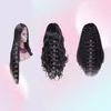 Randkörperwelle Burgund Red 99J Human Hair Perücke mit Pony for Women Malaysia 200densität Curly Vollmaschine gemachtes Wigs8034218