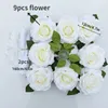 Декоративные цветы 1 Set Artificial Flowe Wedding Car Decor Kit