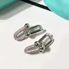 Stud Earrings High-quality 925 Sterling Silver Double-ring U-shaped Women's Simple Fashion Brand European Party High-grade Jewelry