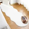 Luxury Faux Rabbit Fur Carpet Modern Living Room Sofa Mat Bedroom Imitation Leather Rugs Plush Bedside Foot Pad Decor Cushion 231222