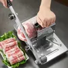 Rolto di carne manuale Slicer per la casa in acciaio inossidabile Agnello Agnello di manzo Vegetable Meat Cutter Macchina per manna cucina cucina 231221