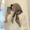Écharpes 2023 femmes mode 90 90cm carré de soie carrée écharpe châle satin grande taille tête bandana hijab hand kerchief bandana silencieux