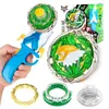 Gyro Toy Metal Non Stop Battle Spinning Top met een knop 180 graden Flip Launcher voor kinderspeelgoed 231221