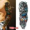 Nowa Waterproof Tattoo Tattoo Beauty Beauty Lion Big Sticker