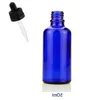 Lege glazen druppelaar fles 50 ml voor etherische olieblauw Essentiële oliedruppelcontainer te koop DPDWJ