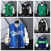 Herrenjacken Herren Varsity Baseball Jacke Männer Frauen Vintage Stickerei Brief Patchwork College -Mäntel Hip Hop Bomber Coat Unisex KLP