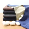 Men's Thermal Underwear Winter Mens Cotton Set Velvet AB Double-sided Warm Seamless Long Johns Two Peice For Men