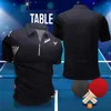 Herrpolos högkvalitativ badminton Polo-skjortor Kvinnor/män Sporttröja Tennisbord T-shirt utomhus damer som kör T-shir